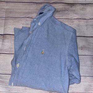 Size 10 Boys Polo Ralph Lauren Chambray button up